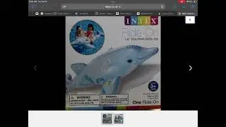 Intex Inflatable Dolphin Rider Ride On