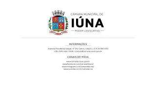 3ª Sessão Extraordinária de 2025 | Câmara Municipal de Iúna