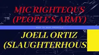 Mic Righteous (U.K.) & Joell Ortiz (U.S.) - Back to Back Freestyle (1Xtra Throwback)