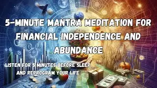 5-Minute Mantra Meditation for Financial Independence and Abundance - Listen before bedtime.