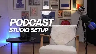 Video Podcast Setup Tour (In A Small Compact Room!)