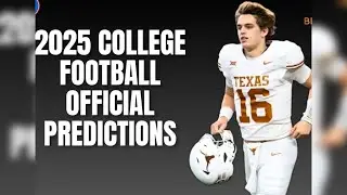 2025 College Football Predictions- who makes 2025 #cfp Conference winners, Heisman winner, Lee Corso