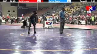 Last Chance Qual 74 KG: Jp Oconnor (NYAC) vs. Jarion Beets (Panther Wrestling Club)