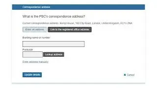 A video guide to show how to change the address of a company or officer at Companies House