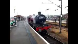 GWR Hall 5972 Departs York