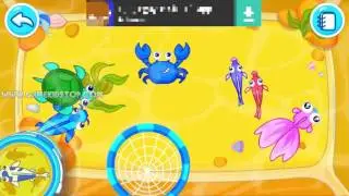 Learn about Sea Animals and Explore The Sea with Baby Panda Happy Fishing - Babybus Kids Games