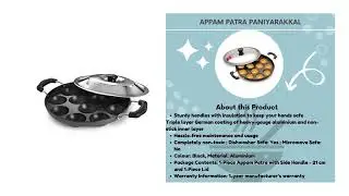 Best Appam Patra Paniyarakkal in Best Price | HAPPY COOKING