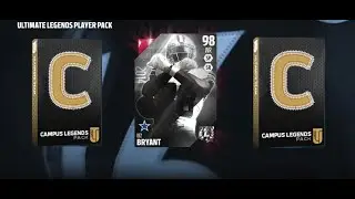 FIVE ULTIMATE LEGEND PLAYER PACKS! ONE MORE CAMPUS LEGEND PACK! Madden 16 Ultimate Team Pack Opening
