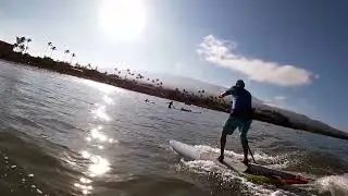 Surfing the Cove - Maui, Hawaii