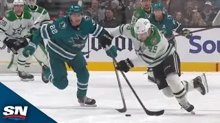 Stars' Justin Hryckowian Picks A Pocket And Finishes On The Breakaway