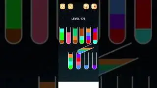 Color Sort Puzzle Level 176 Walkthrough Solution iOS/Android