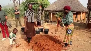 Mixing cob in Cameroon