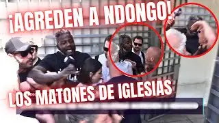 Los MATONES de GIMNASIO de PABLO IGLESIAS a la CAZA del reportero BERTRAND NDONGO
