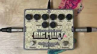 Awesome fuzz unit~! EHX Germanium 4 Big Muff Pi - Distortion & Overdrive | into CLN Ch. (no talking)