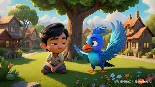 Ali And The Glowing Bird / Short Story In English For Kids