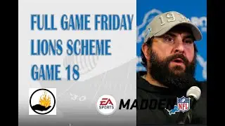 MADDEN 20 FULL GAME FRIDAY #17 - FEATURING DETRIOT LIONS MINI SCHEME - NICKEL 335 ODD BLITZ