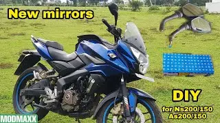 Installing Side view Mirror in Pulsar Ns/As/Rs 200/150/125 | Ep-8