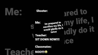 POV There is a shooter in the school #shorts #pov#schoolshooter #school