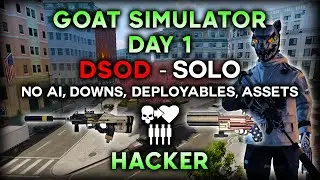 Payday 2 - Goat Simulator Day 1 DSOD Solo | No AI, Downs, Deployables, Assets | Hacker