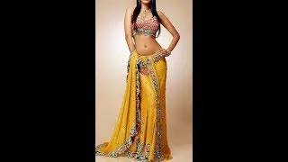 Ready Made Pleated SAREE  Easy To Wear DON'T MISS IT Cutting & Stitching