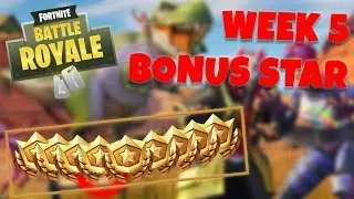 WEEK 5 BONUS STAR LOCATION - SEASON 5 (Fortnite Battle Royale)