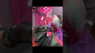 How to Bright Vivid Purple Hair Color 👩🏼&zwj;🎤 #vividhaircolor