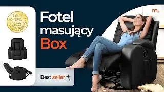 💆 FOTEL MASUJĄCY rozkładany BOX - Poznaj wszystkie funkcje BESTSELLERA!