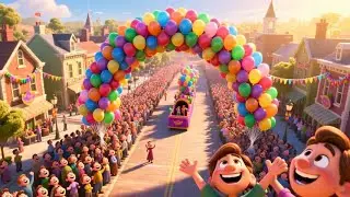 Bouncy Balloon Parade | Fun Party Song for Kids | Nursery Rhymes & Songs for Children