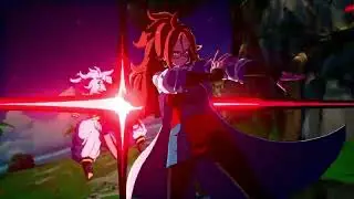 Android 21 (Lab Coat) combo with a rejump