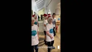 Scottish boys spread festive cheer at Hospice singing Last #Christmas #music #shorts #viral #news