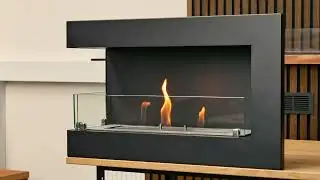 Built-in Corner Bioethanol Fireplace | Unboxing, Assembly and Use