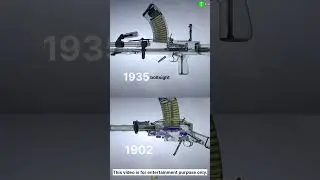 Bren Gun vs Madsen 💥 Gaming Weapon Comparison #machinegunkelly #animation  #fpsgaming #reload #slow