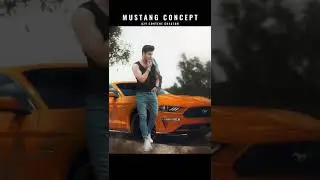 Mustang Concept 🔥 Photo Editing in PicsArt #Shorts