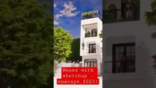 #sketchup #architecture #tutorial #design #enscape #plugin #shorts