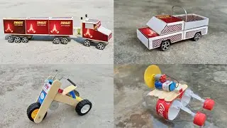 4 INCREDIBLE IDEAS - SIMPLE HOME MADE TOYS COMPILATION - SANU TECH