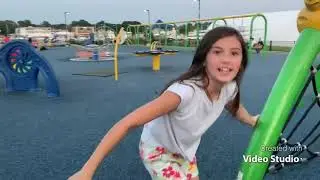 Playground gymnastics!