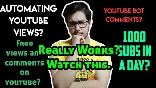 YouTube automation apps really helps you monitize your channel?😕 || Free views?😕 || Deep talks #1