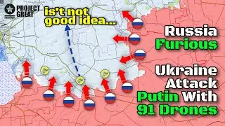 Russia Furious. Ukraine Struck Putin&rsquo;s Residence with 91 Drones Claims Russia. Major Escalation.