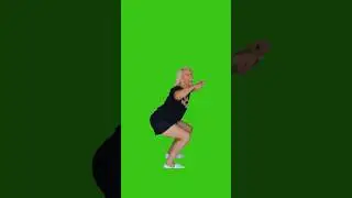 Energetic Women Dancing on Green Screen