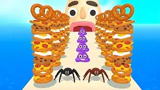 Sandwich Runner - Gameplay Walkthrough - All Levels (IOS, Android) EP255
