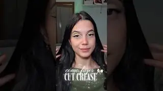 COMO FAZER CUT CREASE! #makeup #cutcrease #cutcreaseeyemakeup #maquiagem #explore