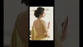 golden colour blouse #vidyafashion #shortvideo #trending #shrots #viral #blouse #blousedesign