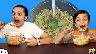 TWIN TELEPATHY BHELPURI CHALLENGE | Funny | Ep 107 Aayu and Pihu Show