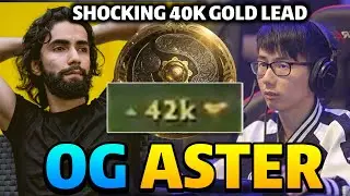 OG vs ASTER TI10 - SHOCKING 40k GOLD LEAD