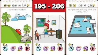 brain test level 195 196 197 198 199 200 201 202 203 204 205 206
