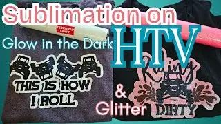 TeckWrap Glitter & Glow HTV + Sublimation Combo  Step-by-Step Heat Press Tutorial