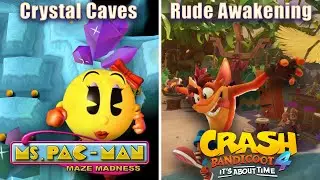 N. Sanity Crystal Caves 🎶 Ms Pac-Man MM / Crash 4 IAT [ MASHUP ]