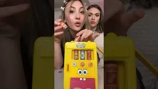 SpongeBob and Patrick build a vending machine!🥤 #spongebob #funny #comedy