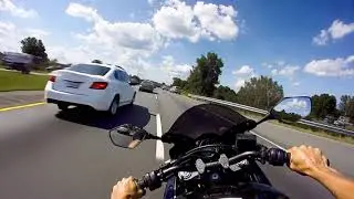 Insane AI-Generated POV Ride &mdash; Wheelie + Car Dodging 😳🔥