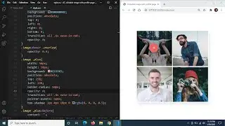 Clickable Image Gallery With Cool Animated Profile Card Using HTML & CSS & jQuery